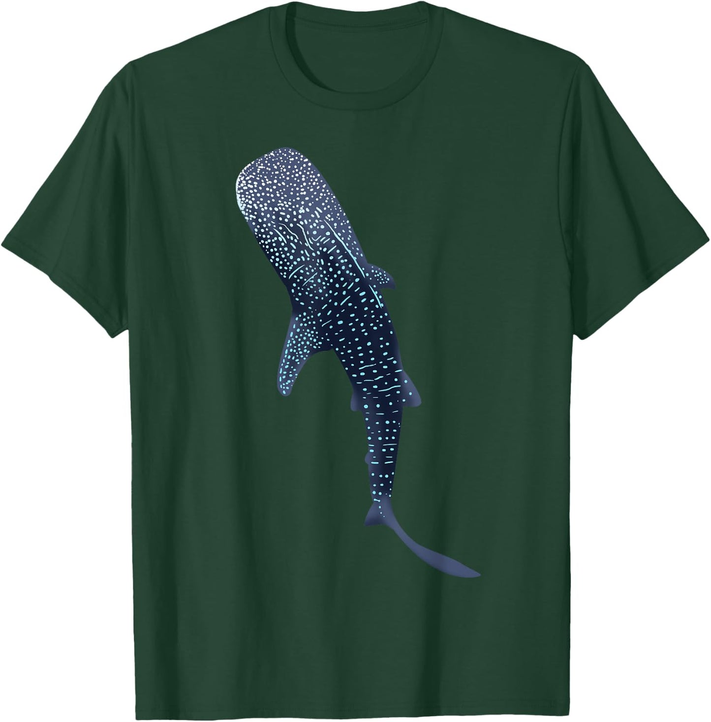 Shark Whale Large Cool Fish Animal T-Shirt - T-Shirt | Forest