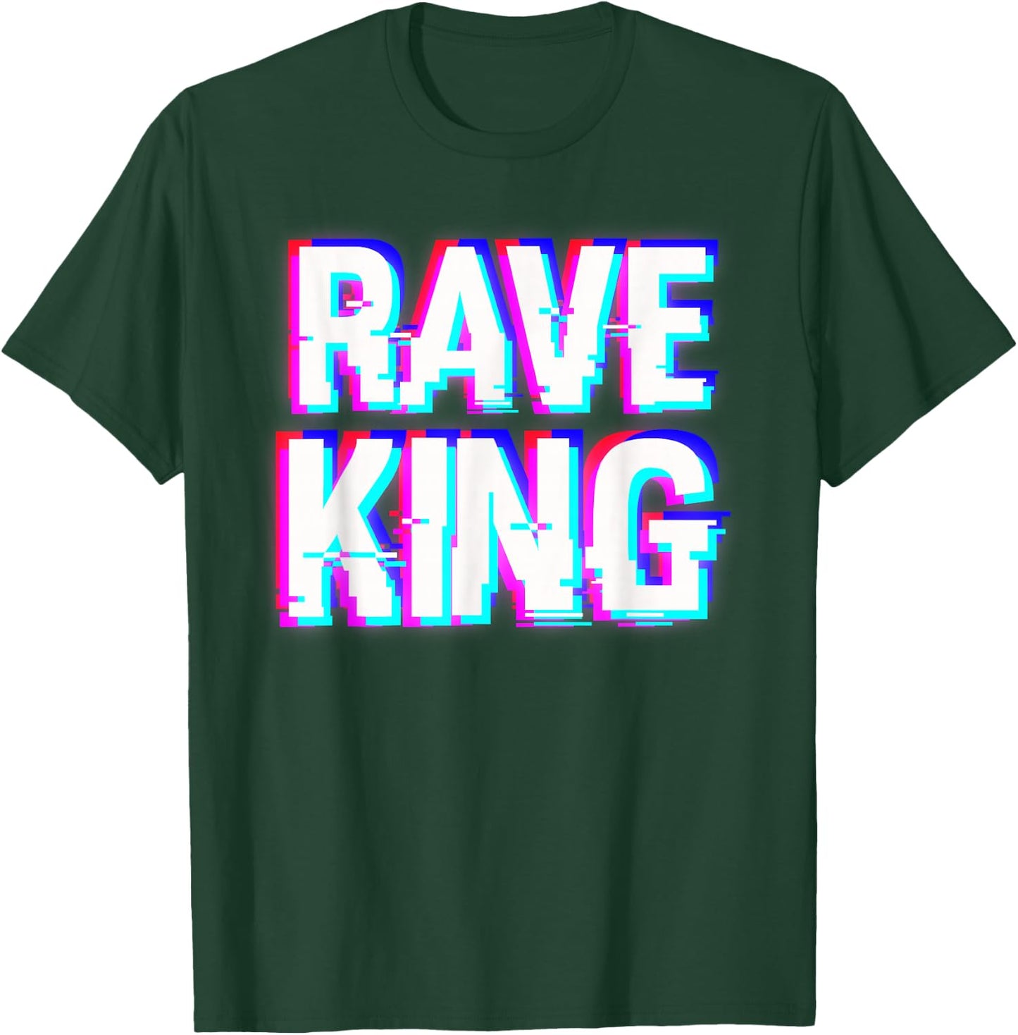 Music EDM Techno Rave King T-Shirt - T-Shirt | Forest