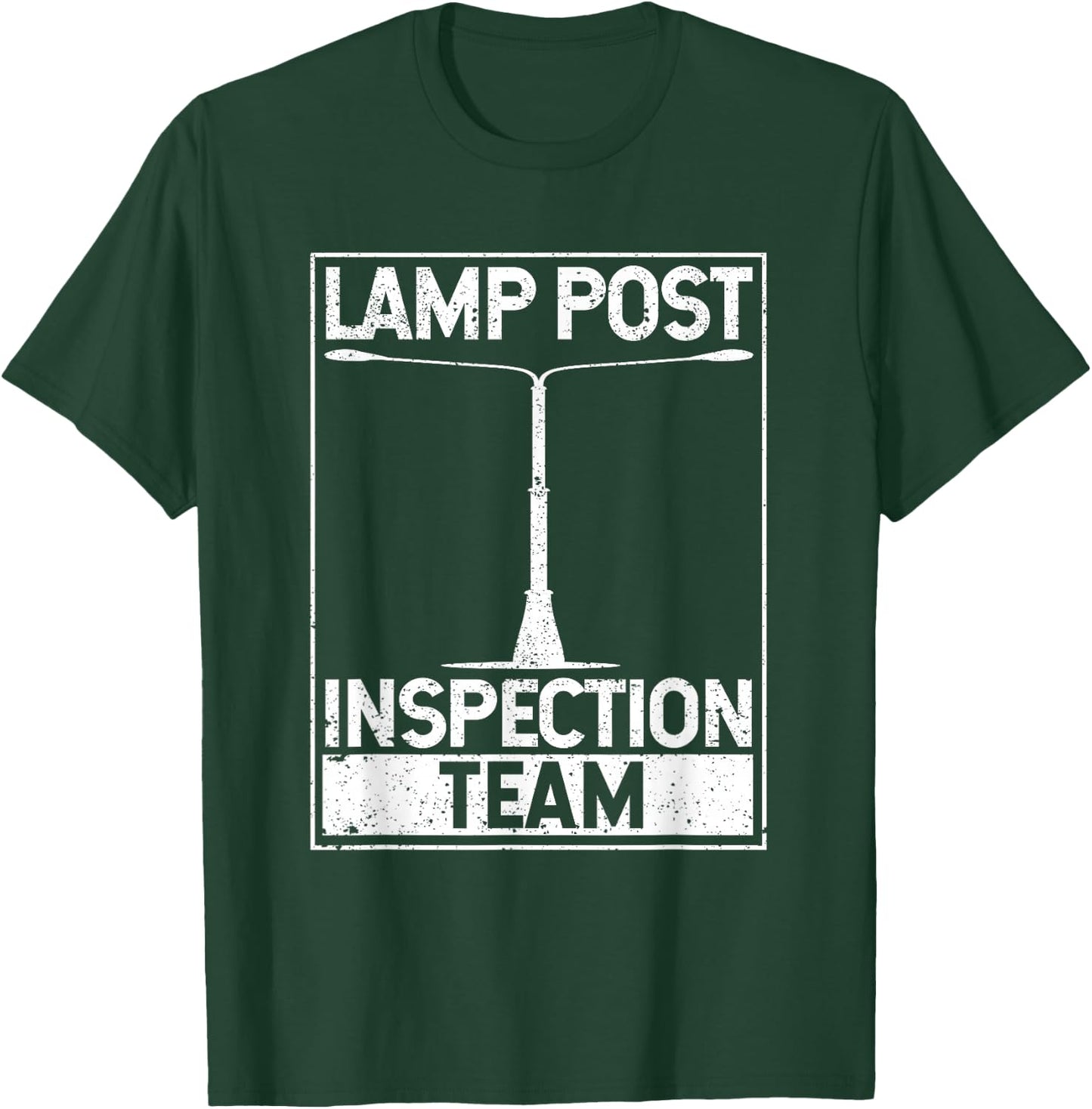 Lamp Post Inspection Team Geocaching Funny Geocache Lover T-Shirt - T-Shirt | Forest