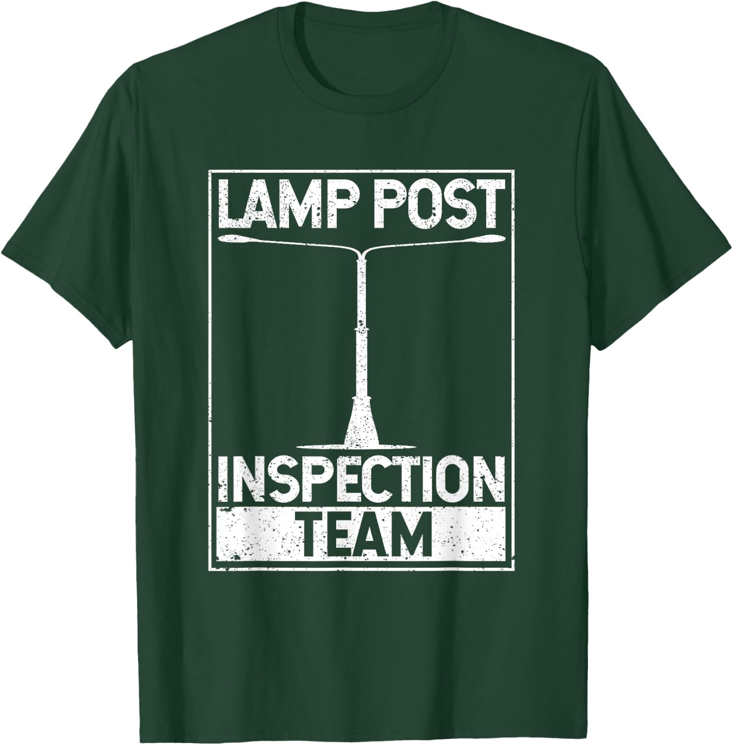 Lamp Post Inspection Team Geocaching Funny Geocache Lover T-Shirt - T-Shirt | Forest