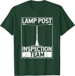Lamp Post Inspection Team Geocaching Funny Geocache Lover T-Shirt - T-Shirt | Forest