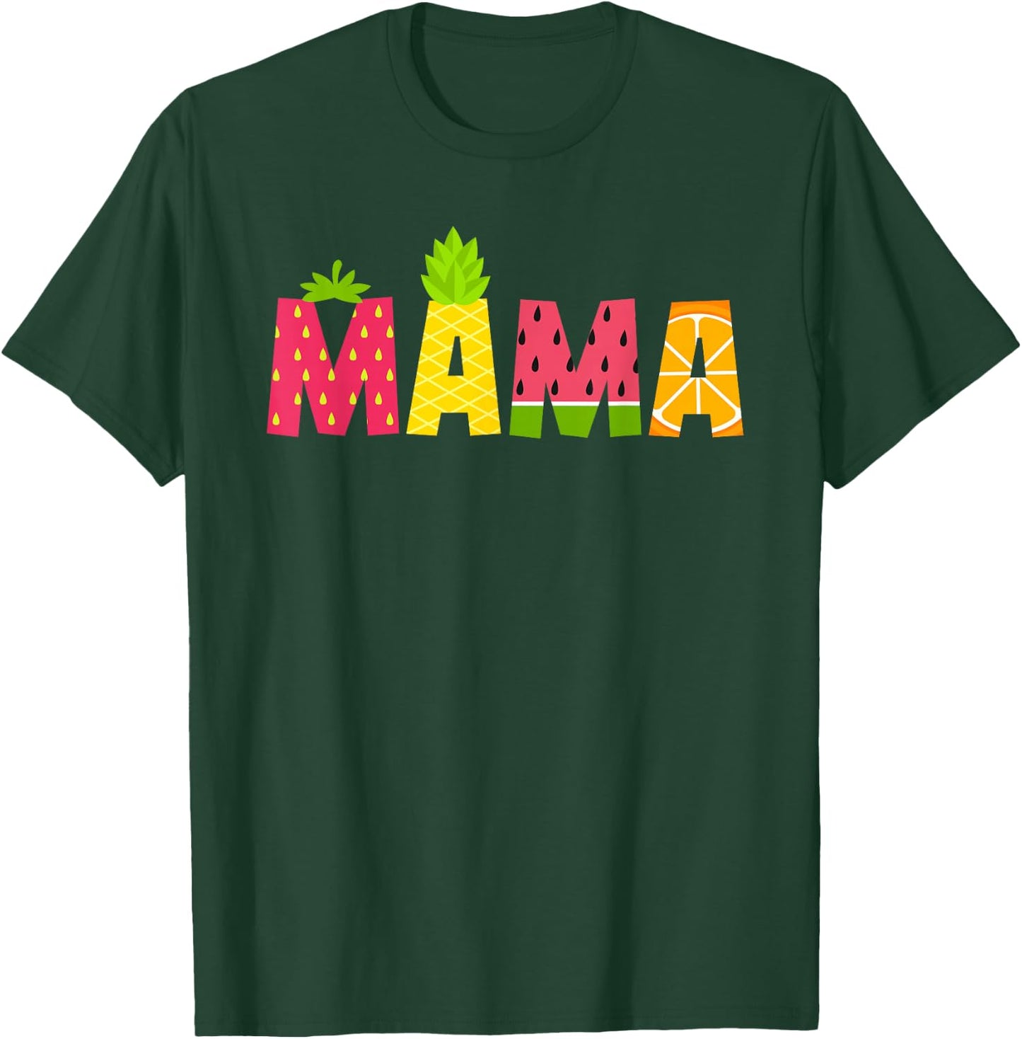 Funny Mama Fruitarian Lover Summer Nana Fruit Slice T-Shirt - T-Shirt | Forest
