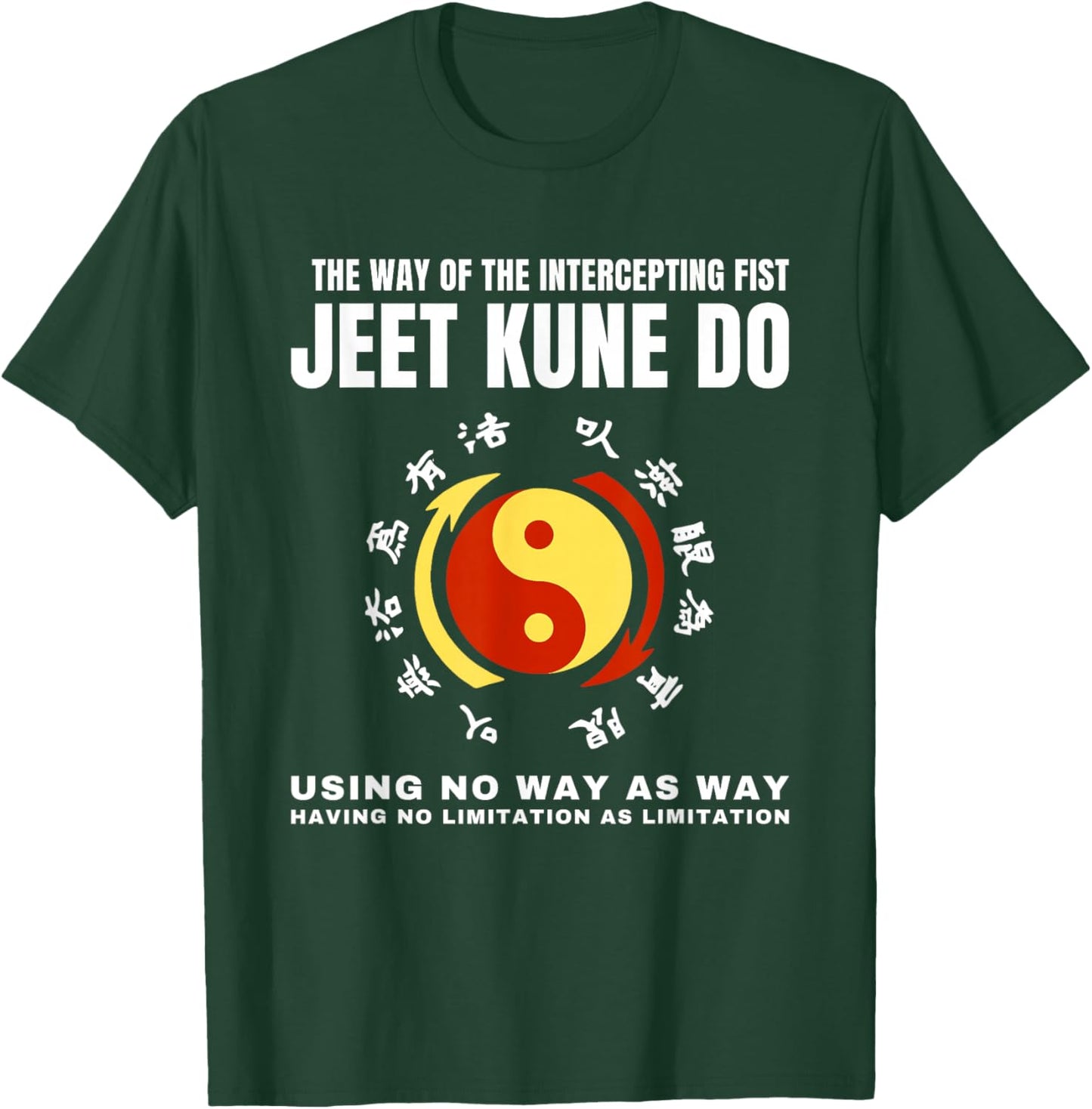 The Way Of The Intercepting Fist JKD Jeet Kune Do T-Shirt - T-Shirt | Forest