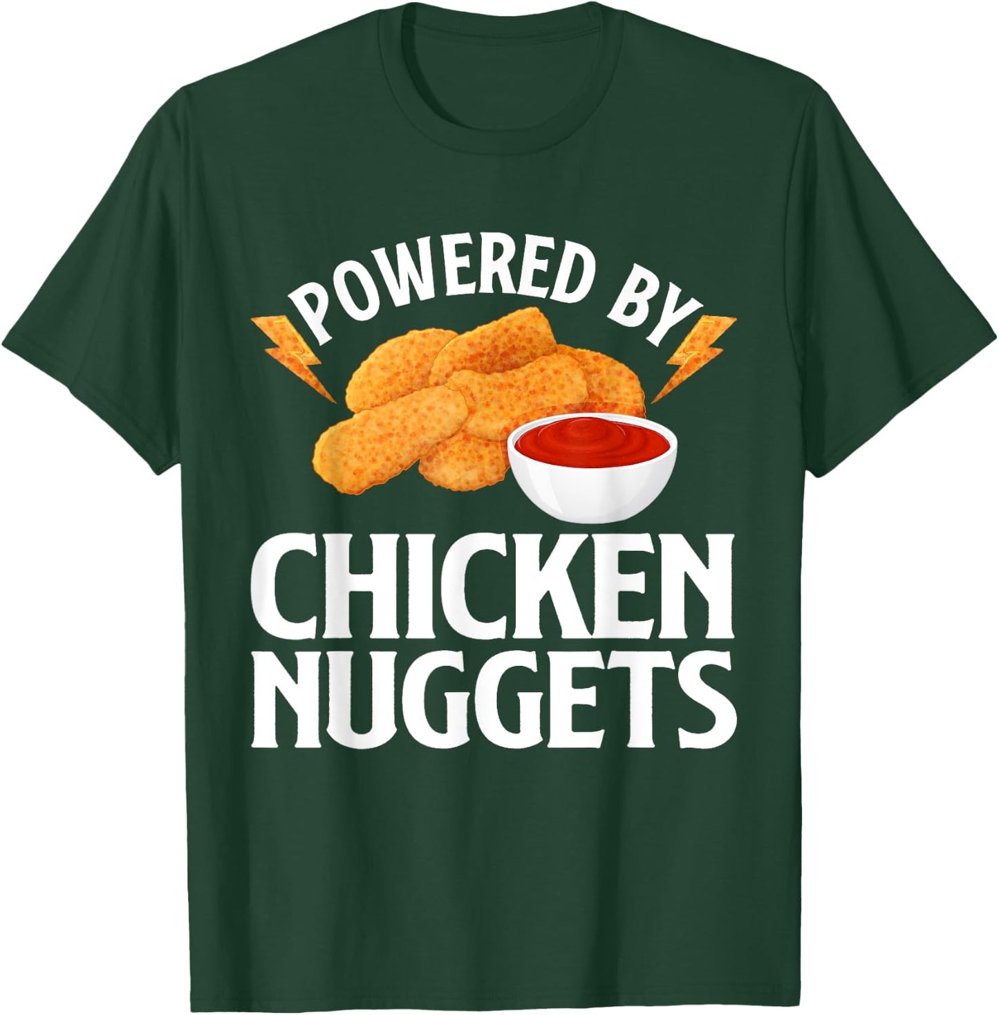 Funny Chicken Nugget Design Women Kids Nuggets Lover T-Shirt - T-Shirt | Forest