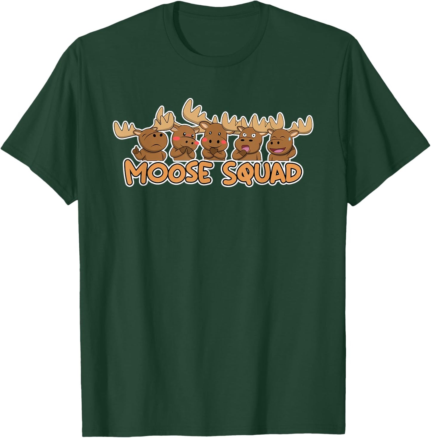 Moose Squad Team Elk Wildlife Animal Nature T-Shirt - T-Shirt | Forest