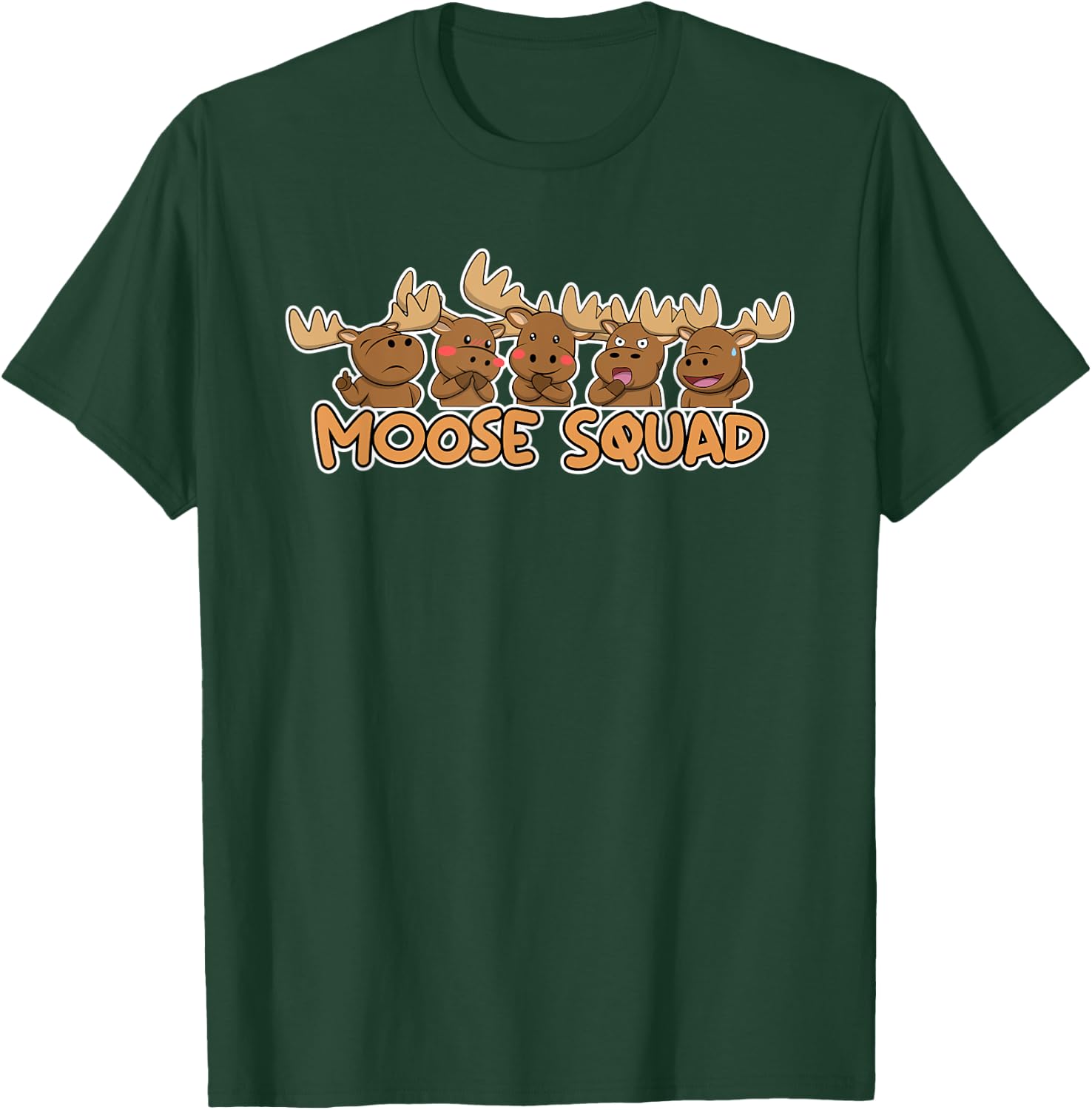 Moose Squad Team Elk Wildlife Animal Nature T-Shirt - T-Shirt | Forest