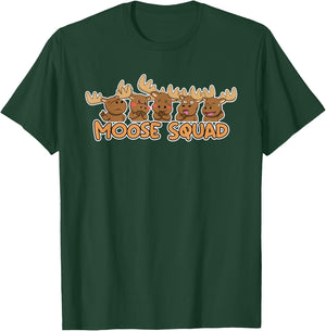 Moose Squad Team Elk Wildlife Animal Nature T-Shirt - T-Shirt | Forest