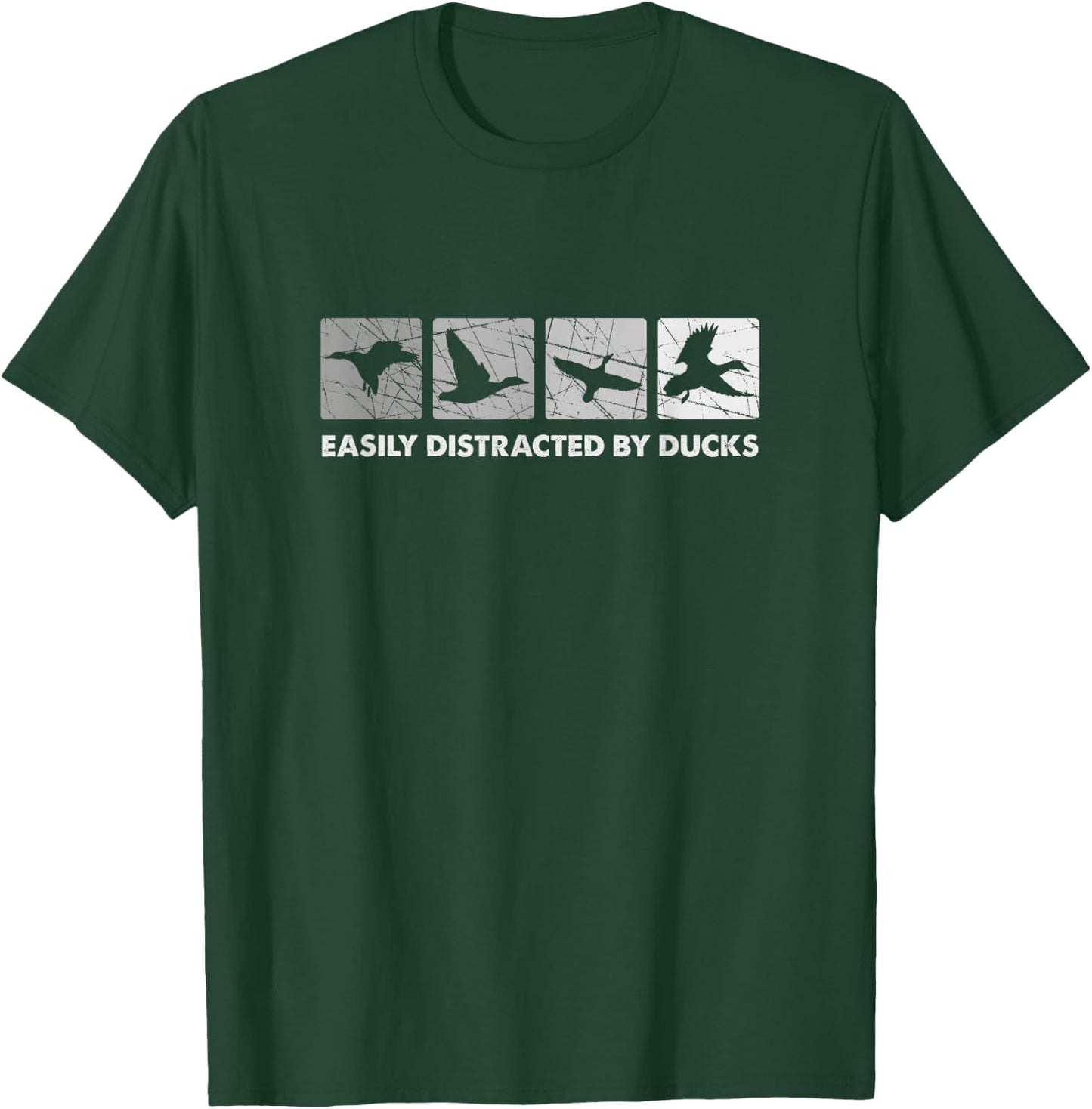 Easily Distracted by Ducks, Duck Hunting T-Shirt - T-Shirt | Forest