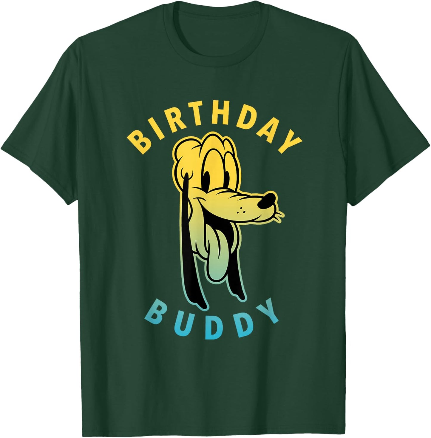 Disney Mickey and Friends Pluto Birthday Buddy T-Shirt - T-Shirt | Forest