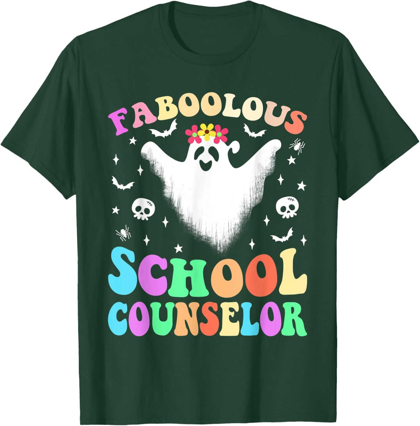 Faboolous SCHOOL COUNSELOR Costume This Is My Spooky T-Shirt - T-Shirt | Forest