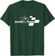 Vintage Checkered Racing Flag Austin Texas Race Car T-Shirt - T-Shirt | Forest