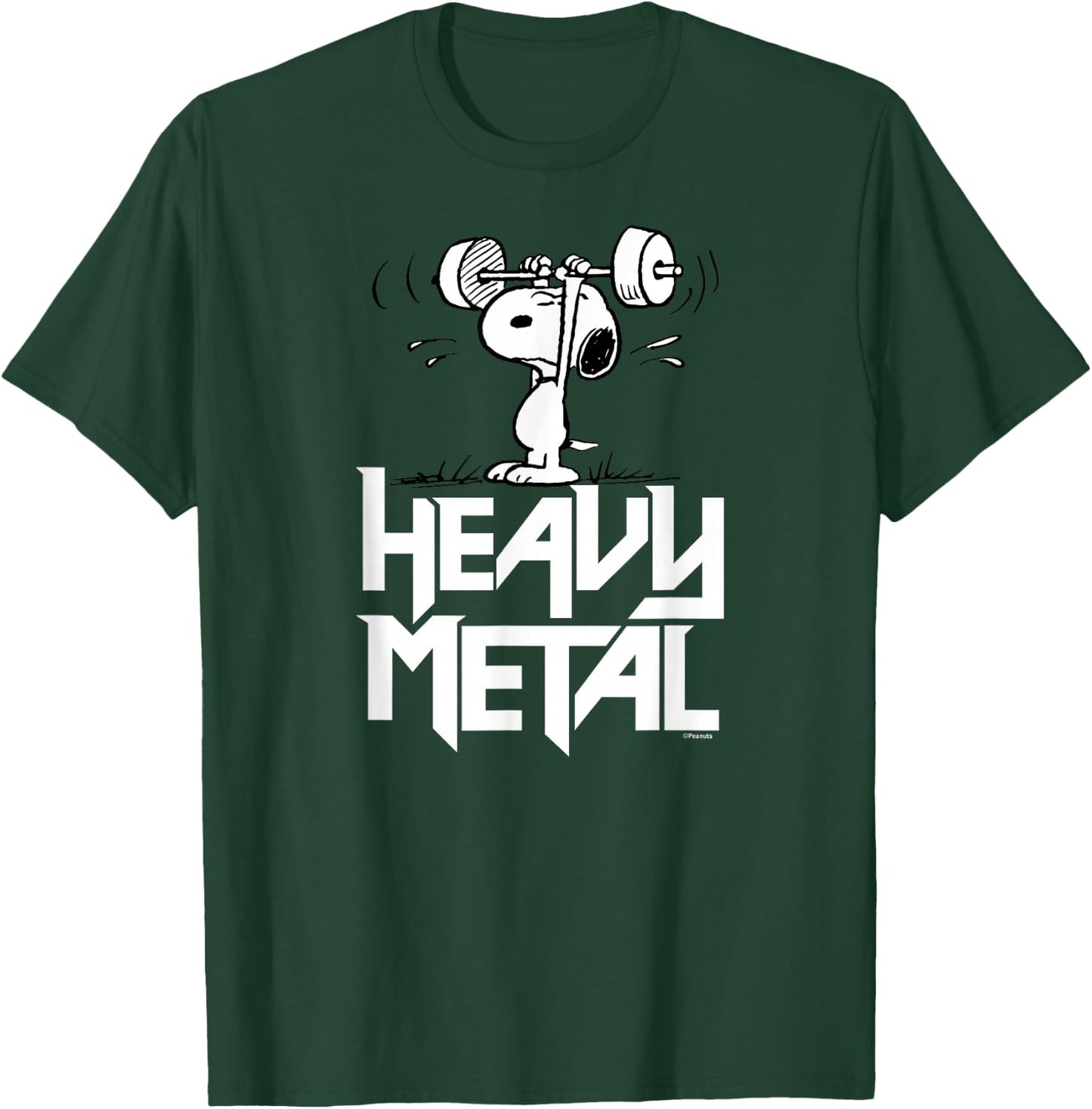 Peanuts - Heavy Metal Snoopy T-Shirt - T-Shirt | Forest