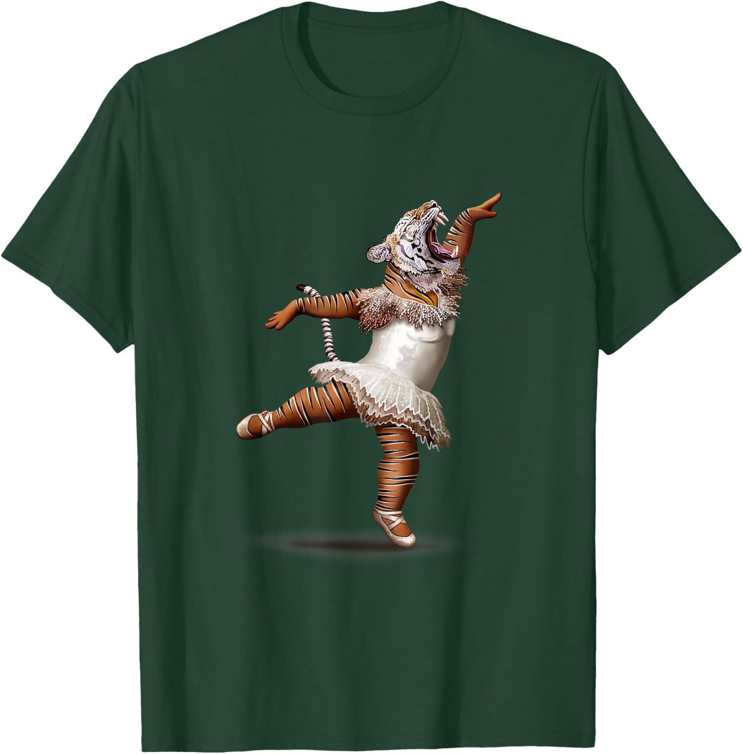 Tutu Ballerina Tiger T-Shirt - T-Shirt | Forest