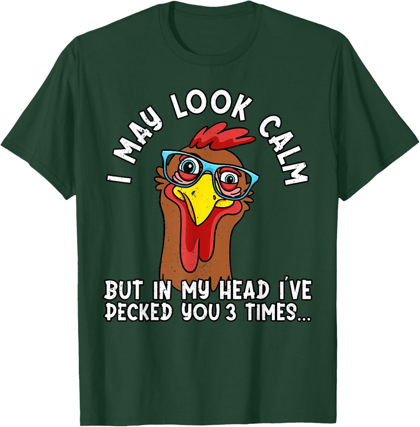 Funny Chicken, Funny Farmer, Chicken Mom, Farming, Chicken T-Shirt - T-Shirt | Forest