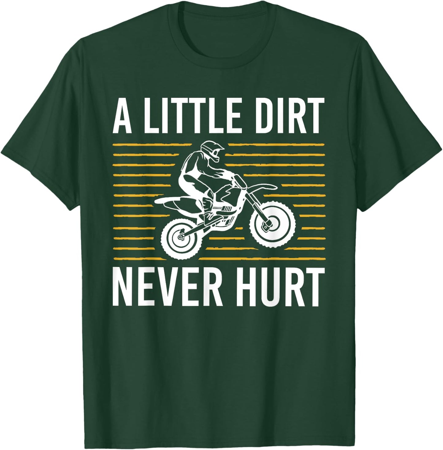 Cool Dirt Bike Art Men Women Dirtbike Motorcycle Bike Racing T-Shirt - T-Shirt | Forest