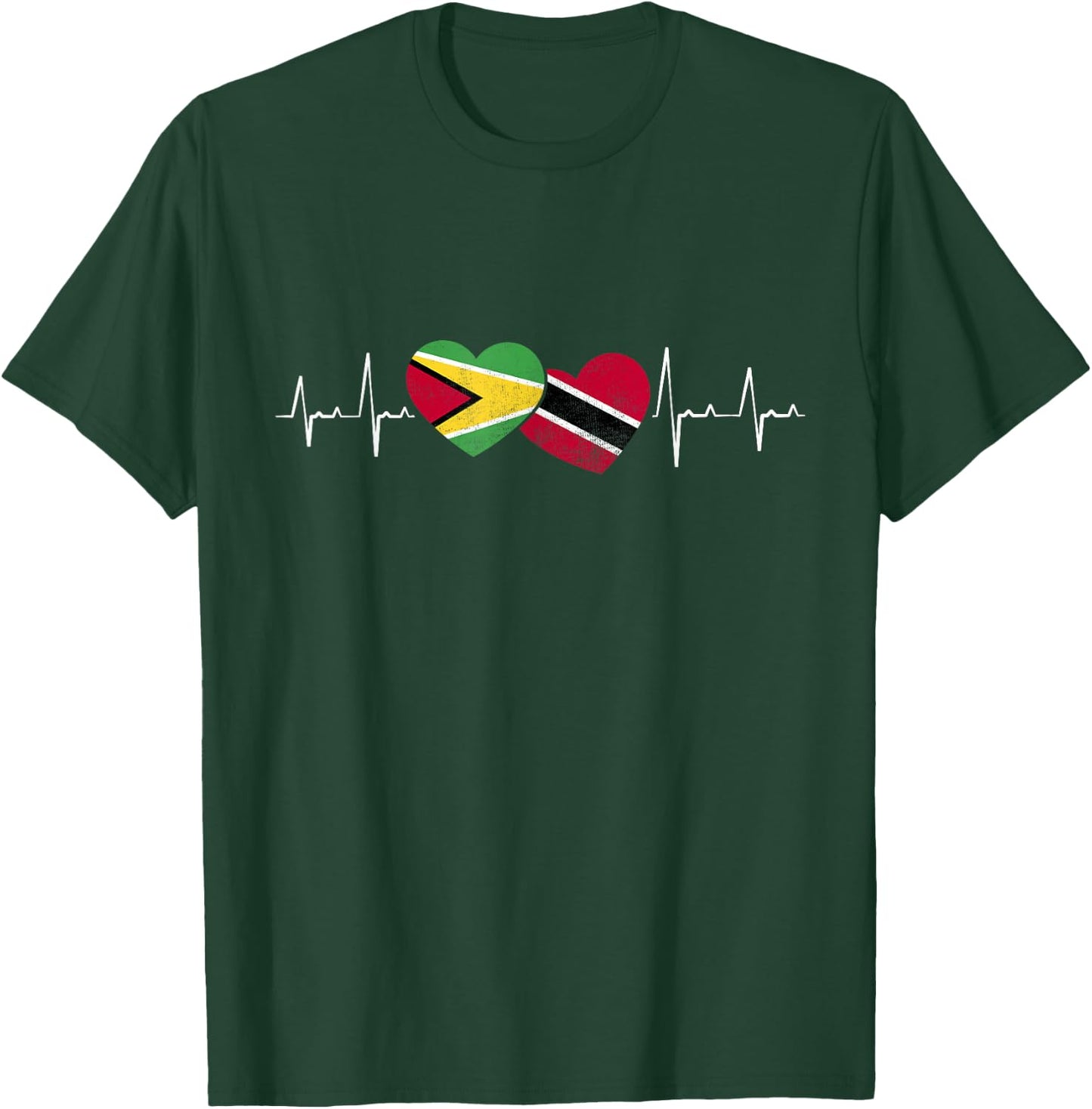 Guyana Flag Guyanese Guyana T-Shirt - T-Shirt | Forest
