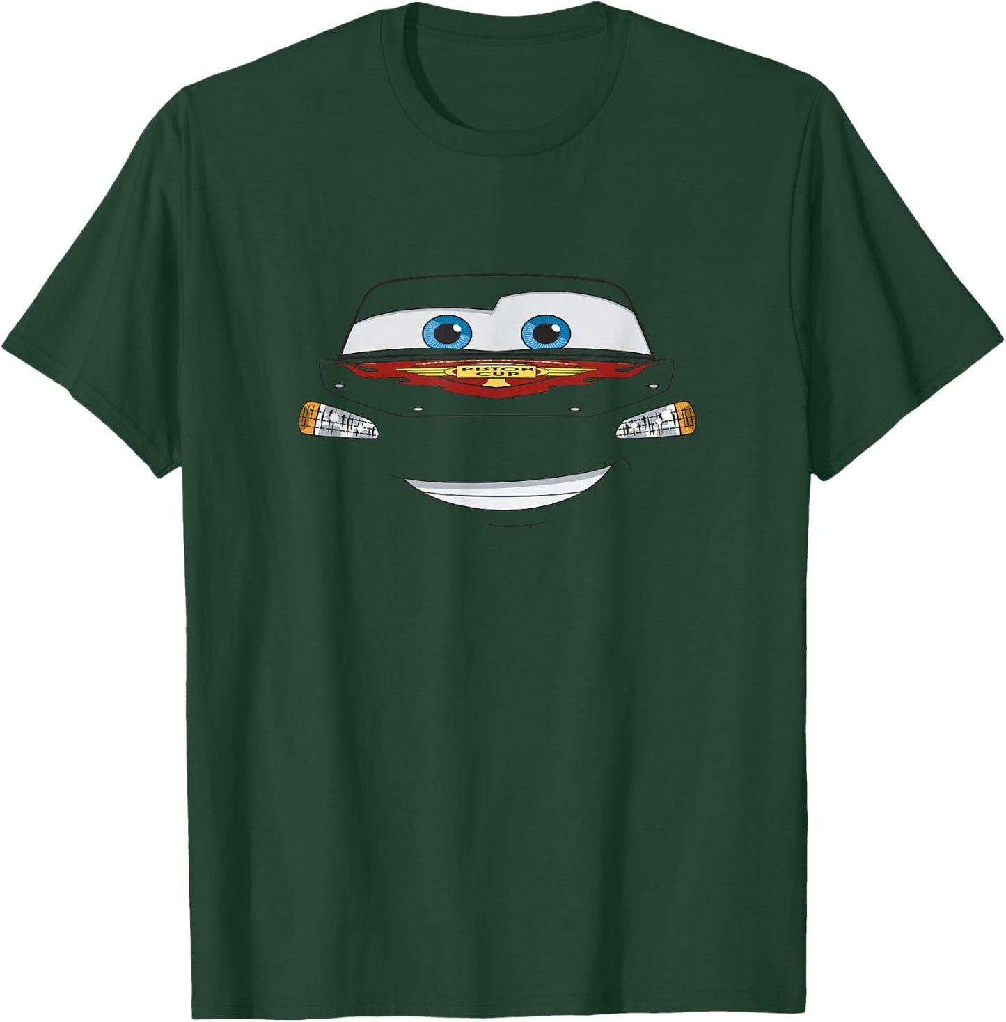 Disney Pixar Cars Halloween Lightning McQueen Big Face T-Shirt - T-Shirt | Forest