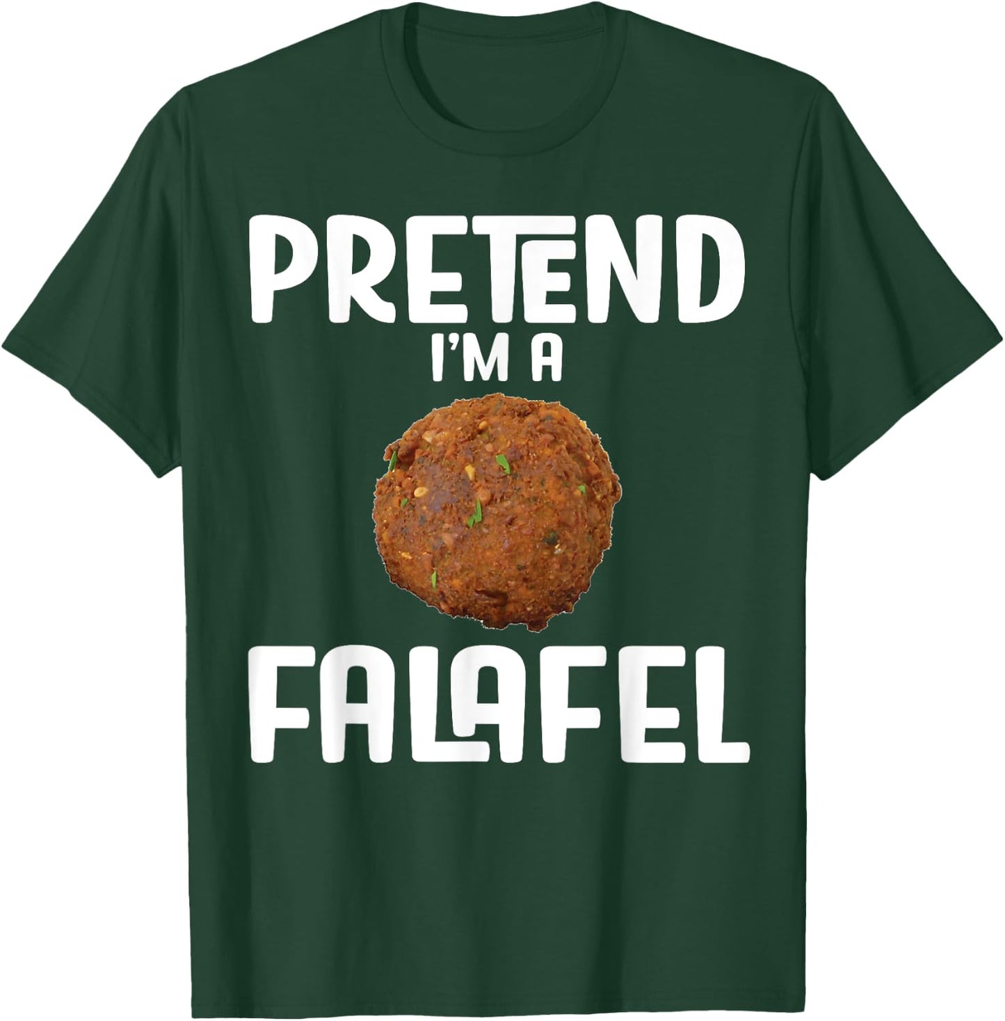 Funny Halloween Lazy Costume Outfit Pretend Im a falafel T-Shirt - T-Shirt | Forest