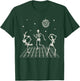 Skeletons Dancing at the Club with a disco ball Halloween T-Shirt - T-Shirt | Forest