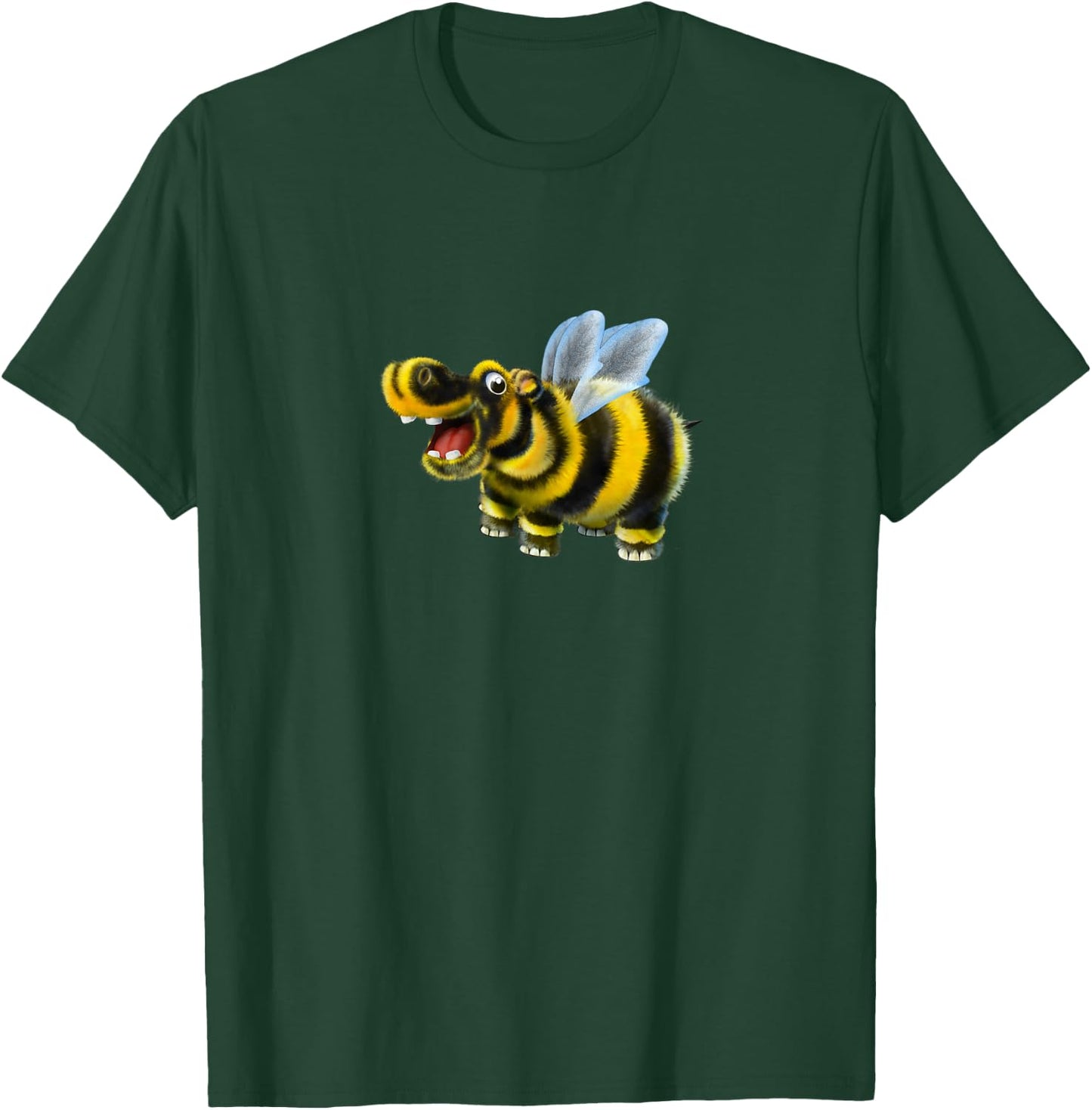 The Bumble Bee Hippo T-Shirt - T-Shirt | Forest