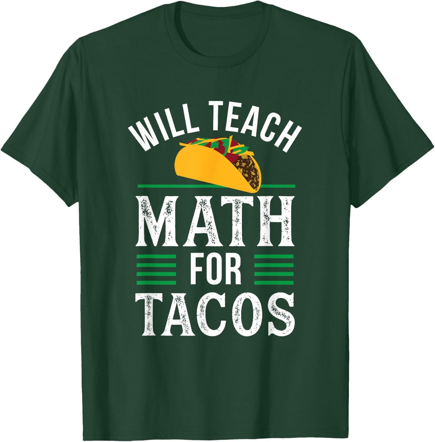 Funny Math Teacher Design Mathematics Teaching Math T-Shirt - T-Shirt | Forest