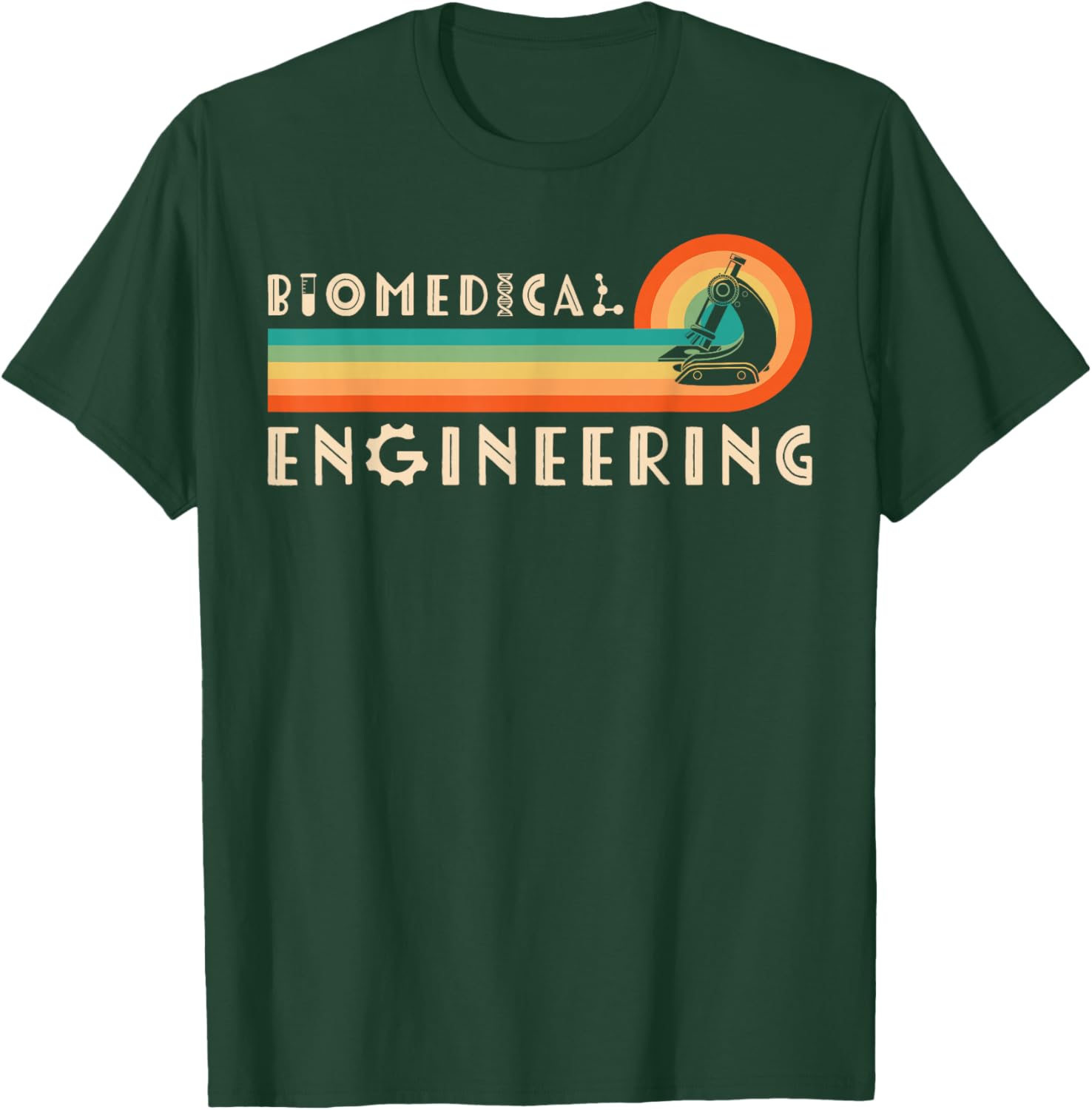 Biomedical Engineering Retro Biomedical Engineer T-Shirt - T-Shirt | Forest