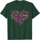 Breast Cancer Awareness Heart Pink Ribbon Support Squad T-Shirt - T-Shirt | Forest