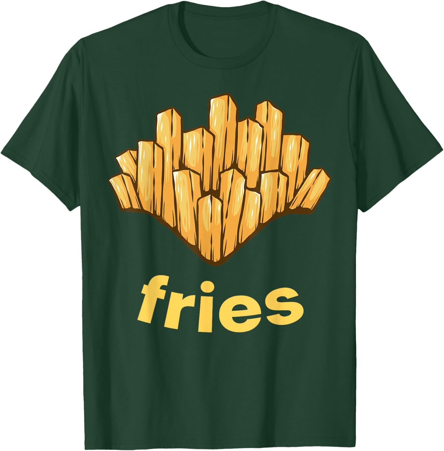 French Fries Costume French Fry Easy DIY Costume French Fry T-Shirt - T-Shirt | Forest