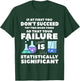 If At First You Don't Succeed Try Two More Times Science T-Shirt - T-Shirt | Forest