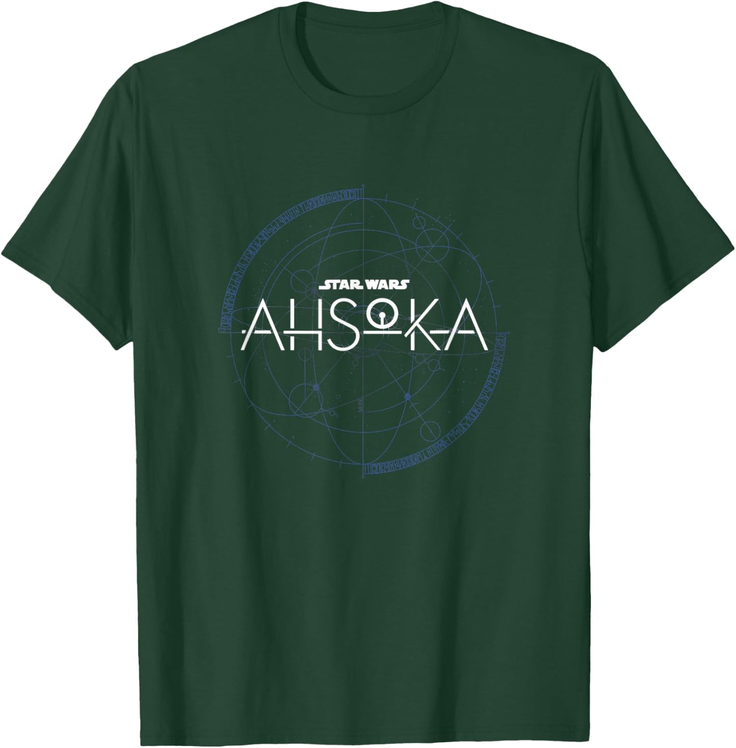 Star Wars: Ahsoka Series Official Stylized Logo Vintage T-Shirt - T-Shirt | Forest