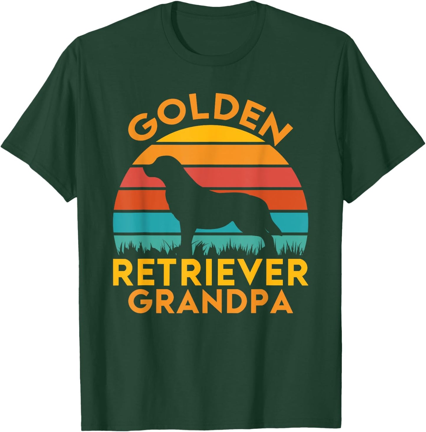 Golden Retriever Grandpa T-Shirt - T-Shirt | Forest