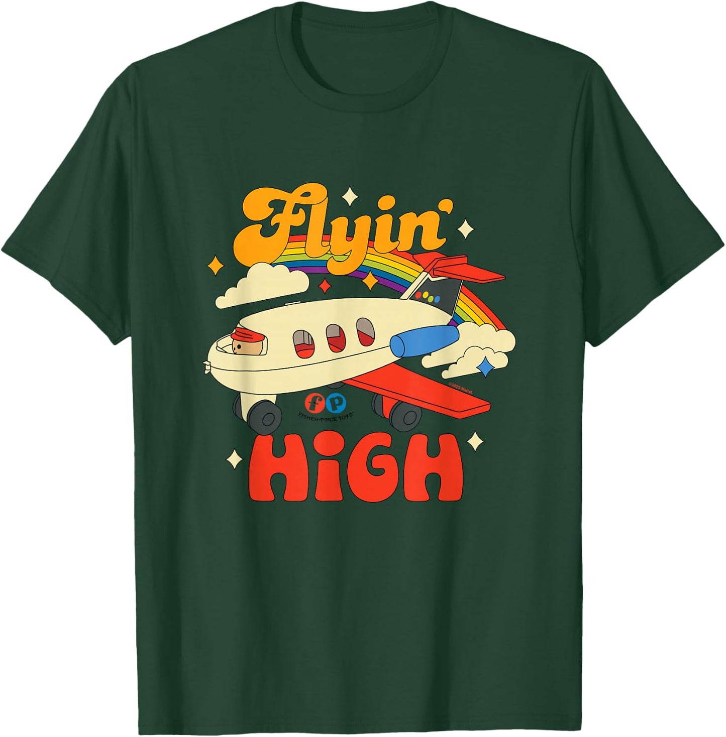 Fisher Price Flyin High Plane T-Shirt - T-Shirt | Forest