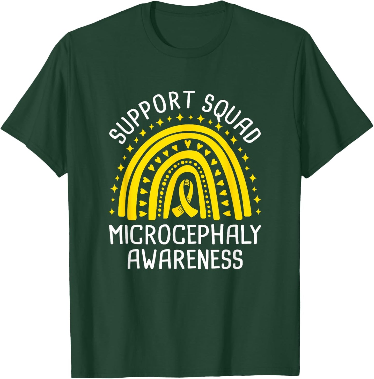 Support Squad Microcephaly Awareness T-Shirt - T-Shirt | Forest