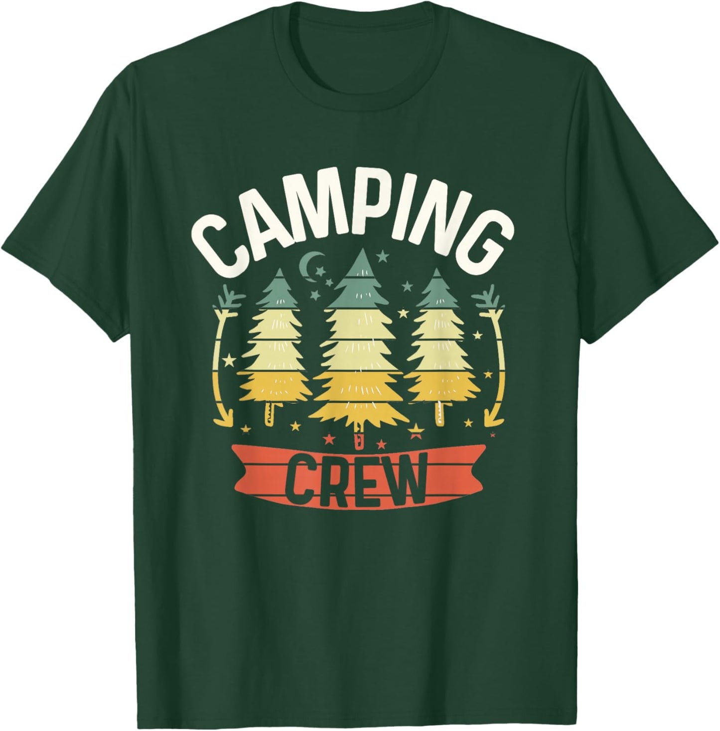 Camping Crew Shirt For Family Camping Trip Matching Camper T-Shirt - T-Shirt | Forest