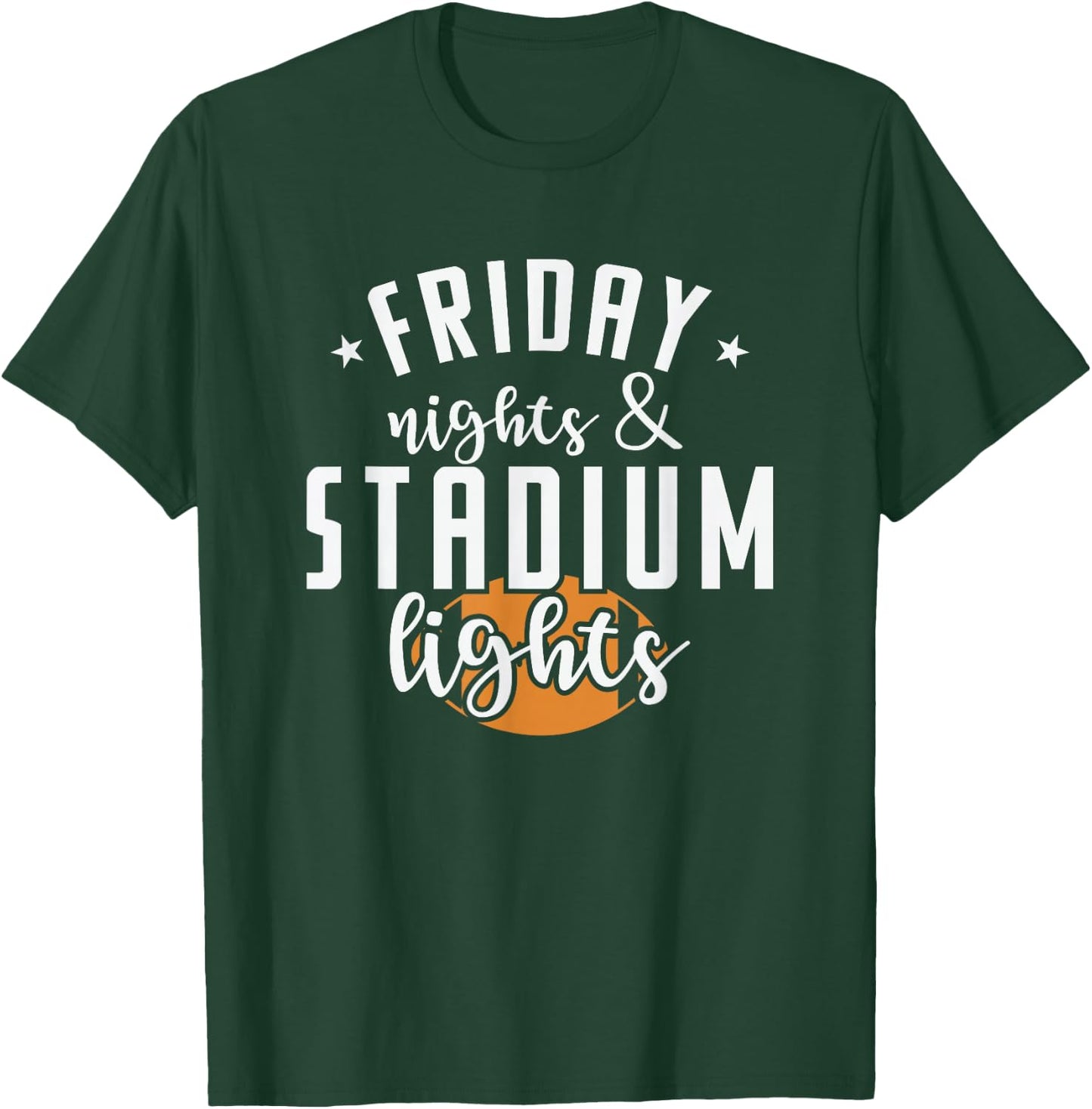 Friday Nights and Stadium Lights America T-Shirt - T-Shirt | Forest