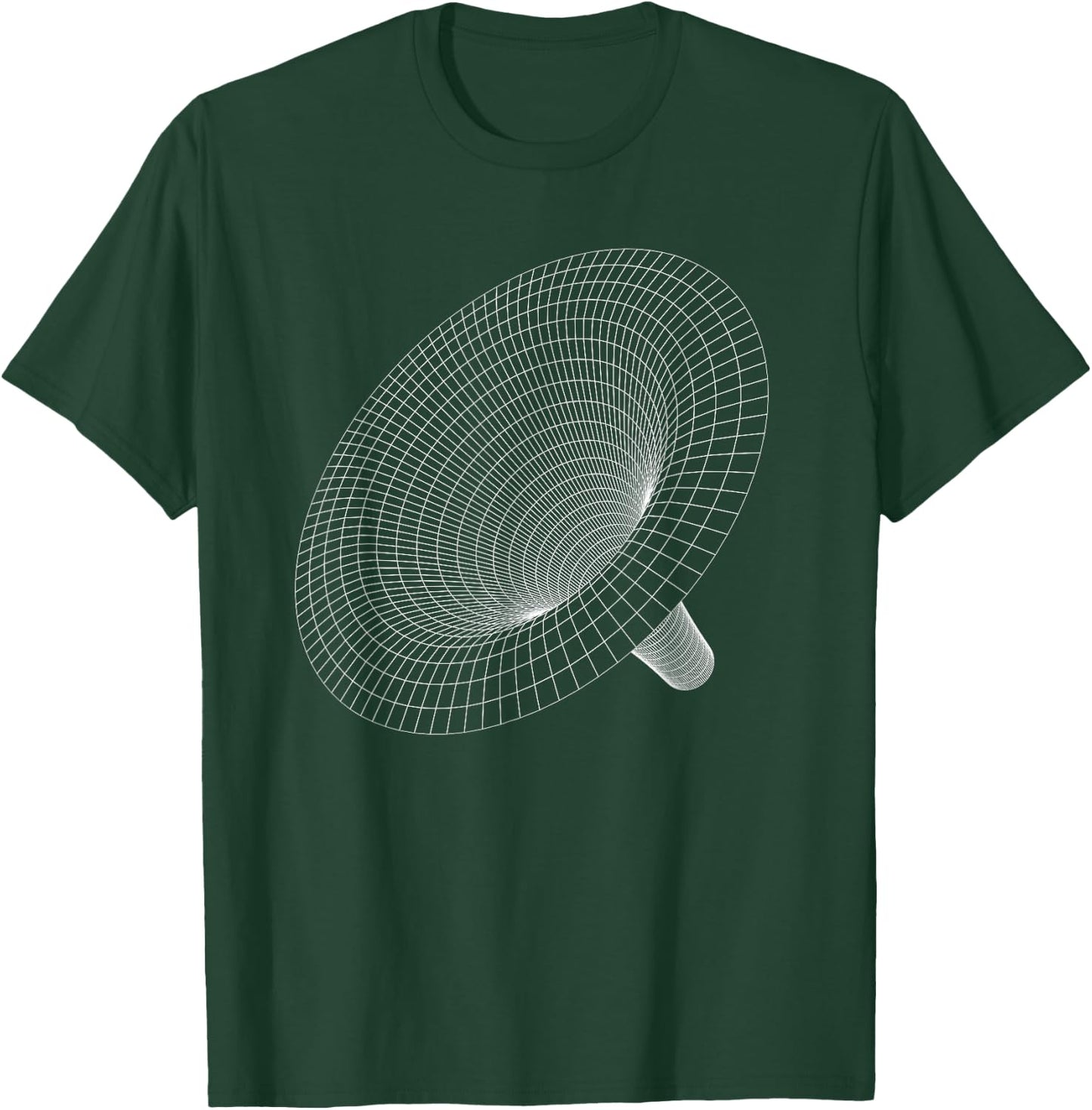 Black Hole Physics Wireframe Space Universe Physics Science T-Shirt - T-Shirt | Forest