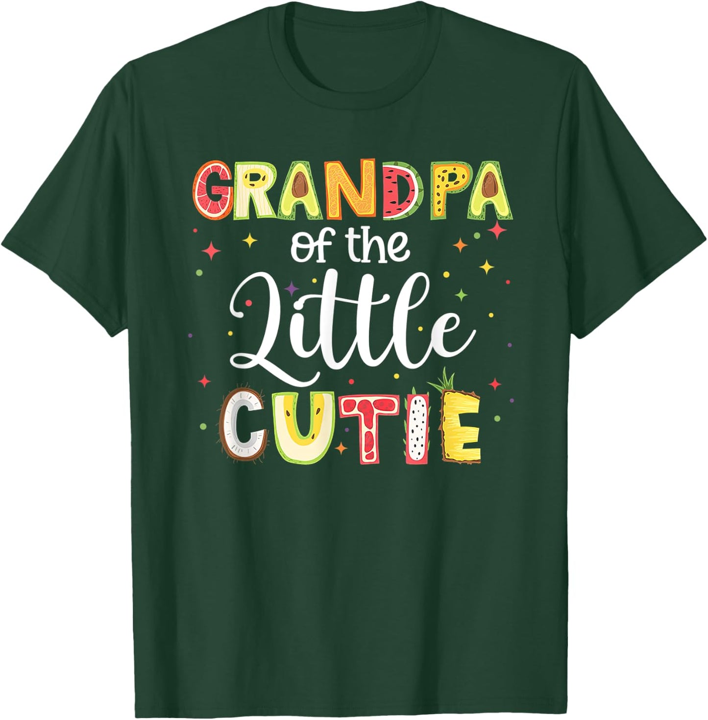 Grandpa Little Cutie Funny Matching Family Summer Fruit Papa Women T-Shirt - T-Shirt | Forest