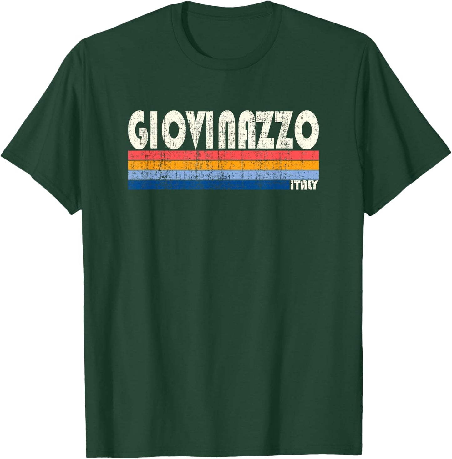 Giovinazzo, Italy Retro 70s 80s Style T-Shirt - T-Shirt | Forest