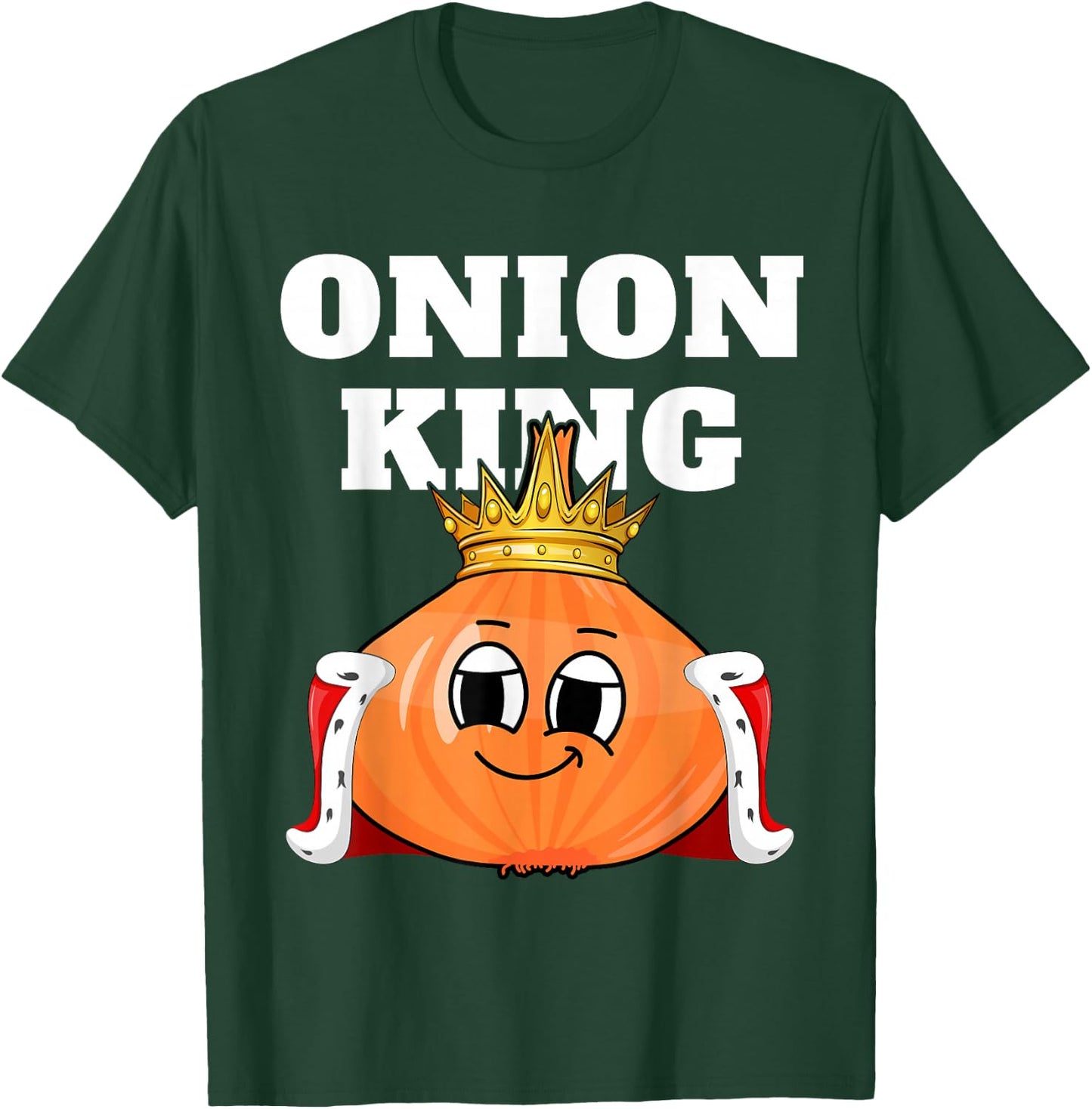 Onion King | Onion | Boys Onion T-Shirt - T-Shirt | Forest