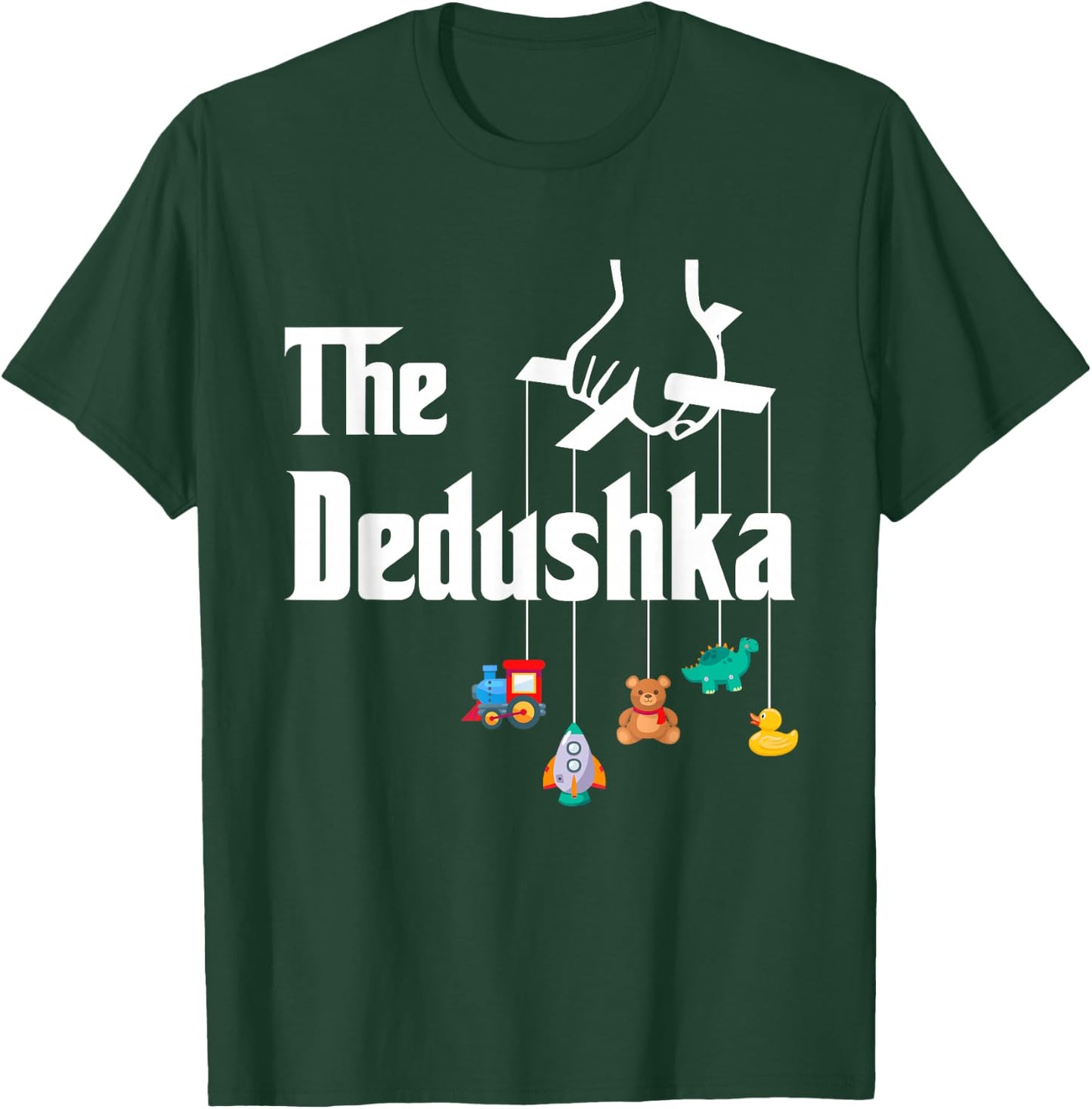 Dedushka Russian Grandpa Fathers Day Deda Funny The Dedushka T-Shirt - T-Shirt | Forest