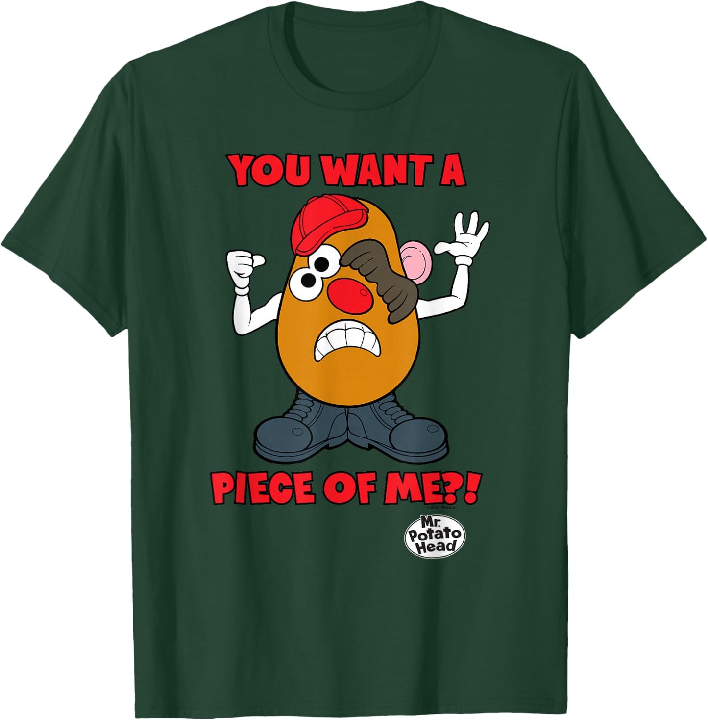 Mr. Potato Head You Want A Piece Of Me?! Scrambled Face T-Shirt - T-Shirt | Forest