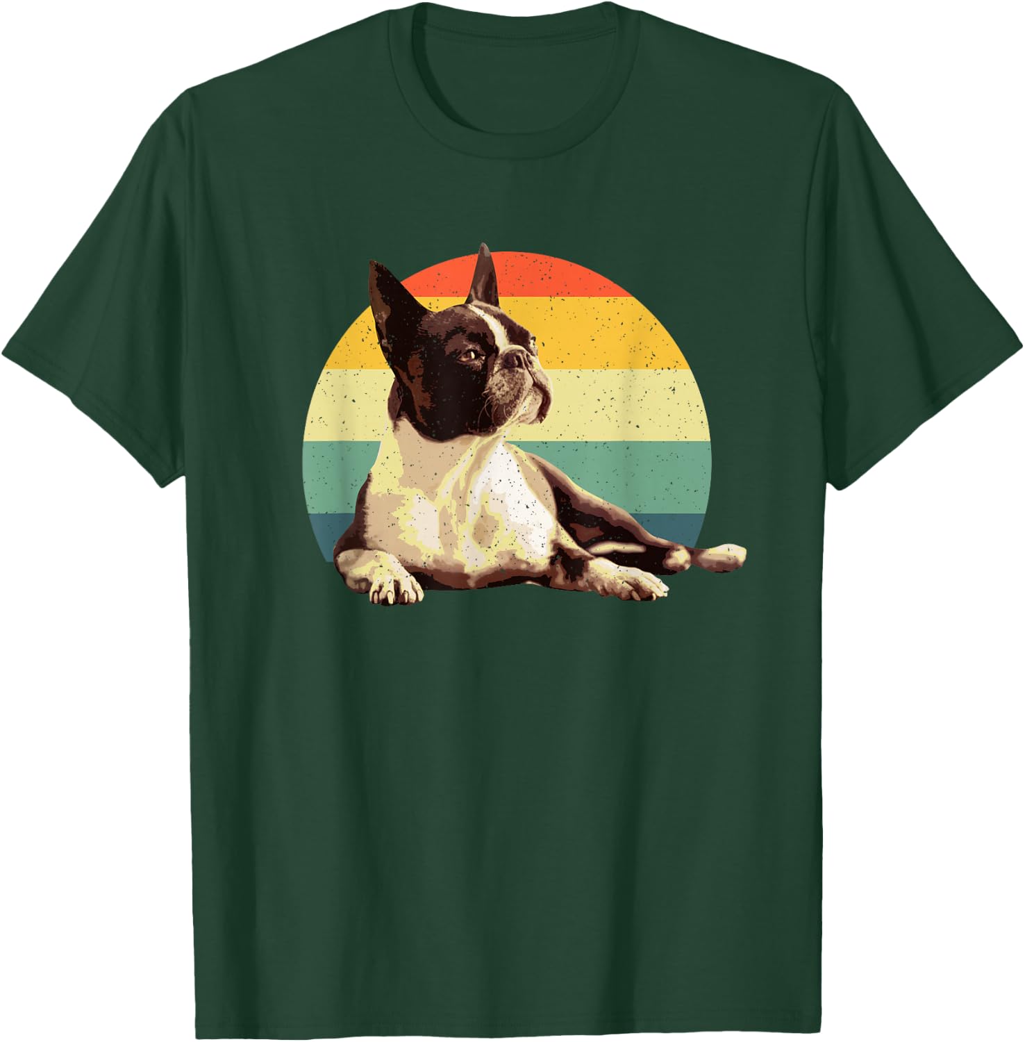 Cool Boston Terrier Art Women Boston Terrier Lovers T-Shirt - T-Shirt | Forest