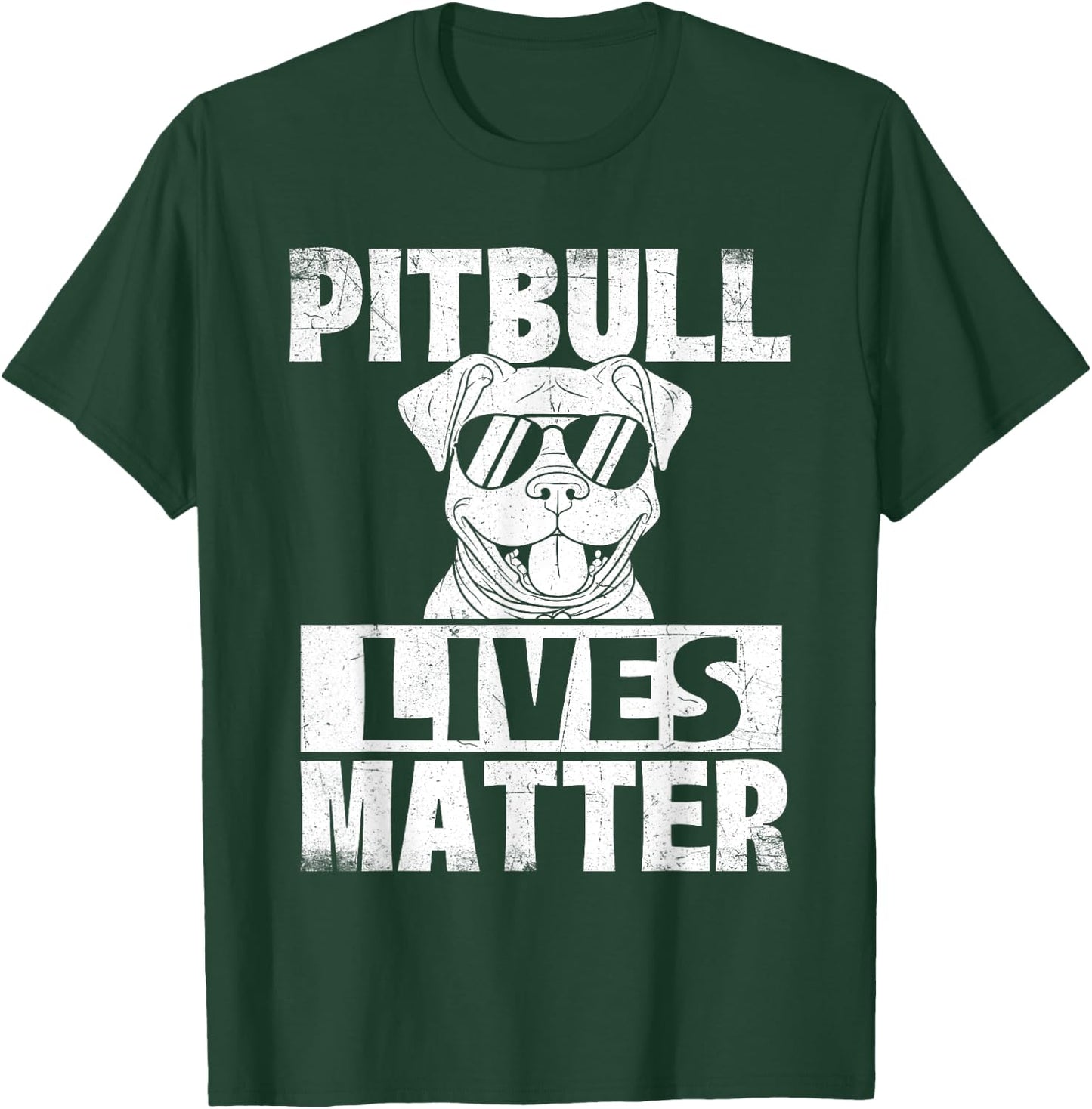 Pitbull Lives Matter - Pittie Lover Dog Lover Pet Owner Women Kids T-Shirt - T-Shirt | Forest