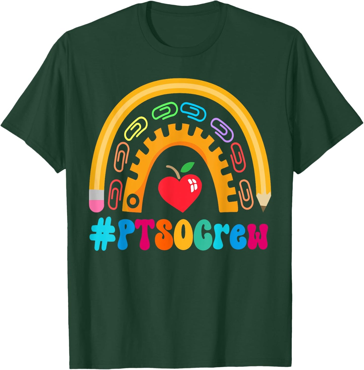 PTSO Crew Appreciation Week Back to School T-Shirt - T-Shirt | Forest