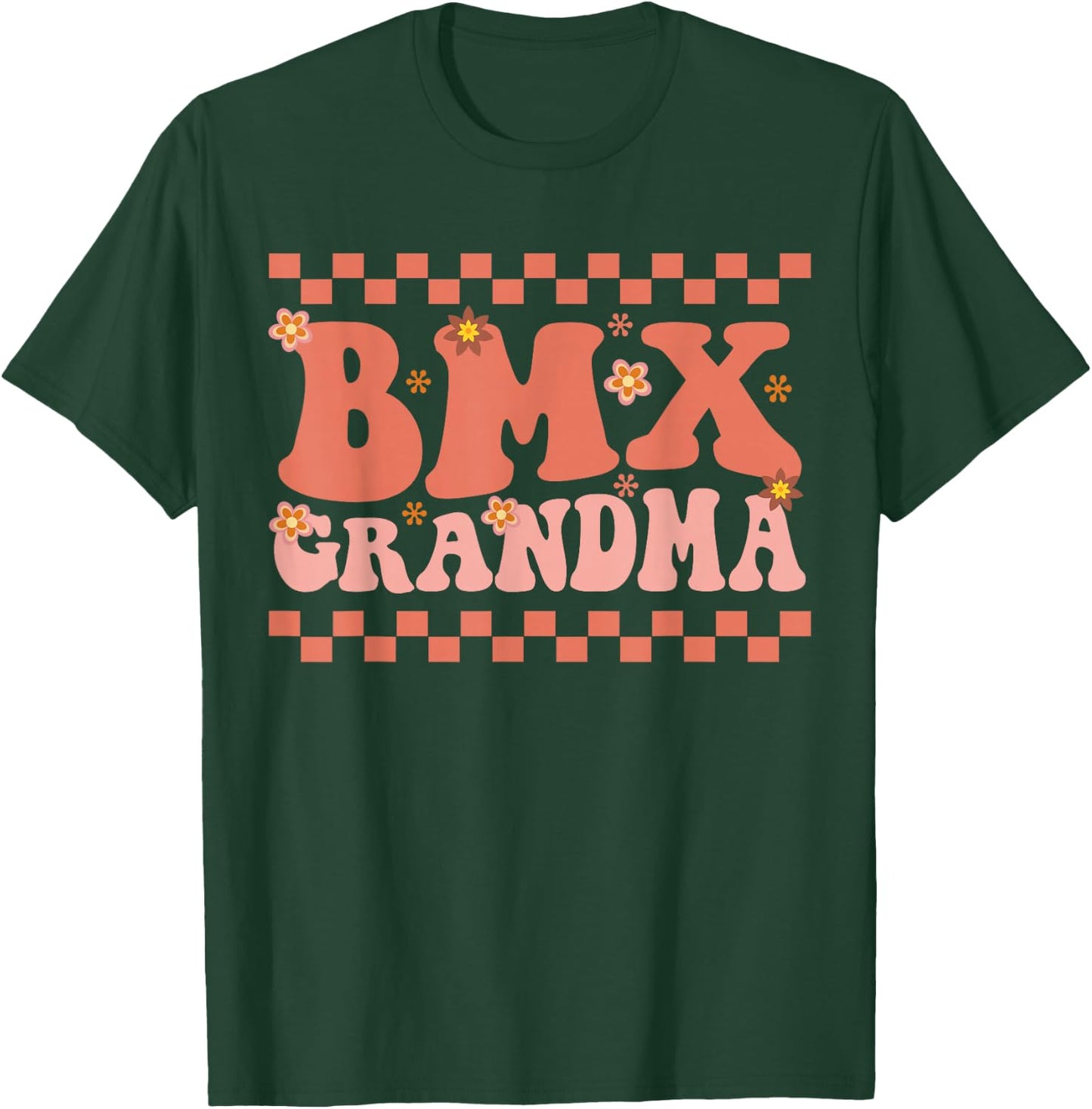 BMX Grandma Bike Bicycle Stunt Racing Cyclist Nana Gift T-Shirt - T-Shirt | Forest