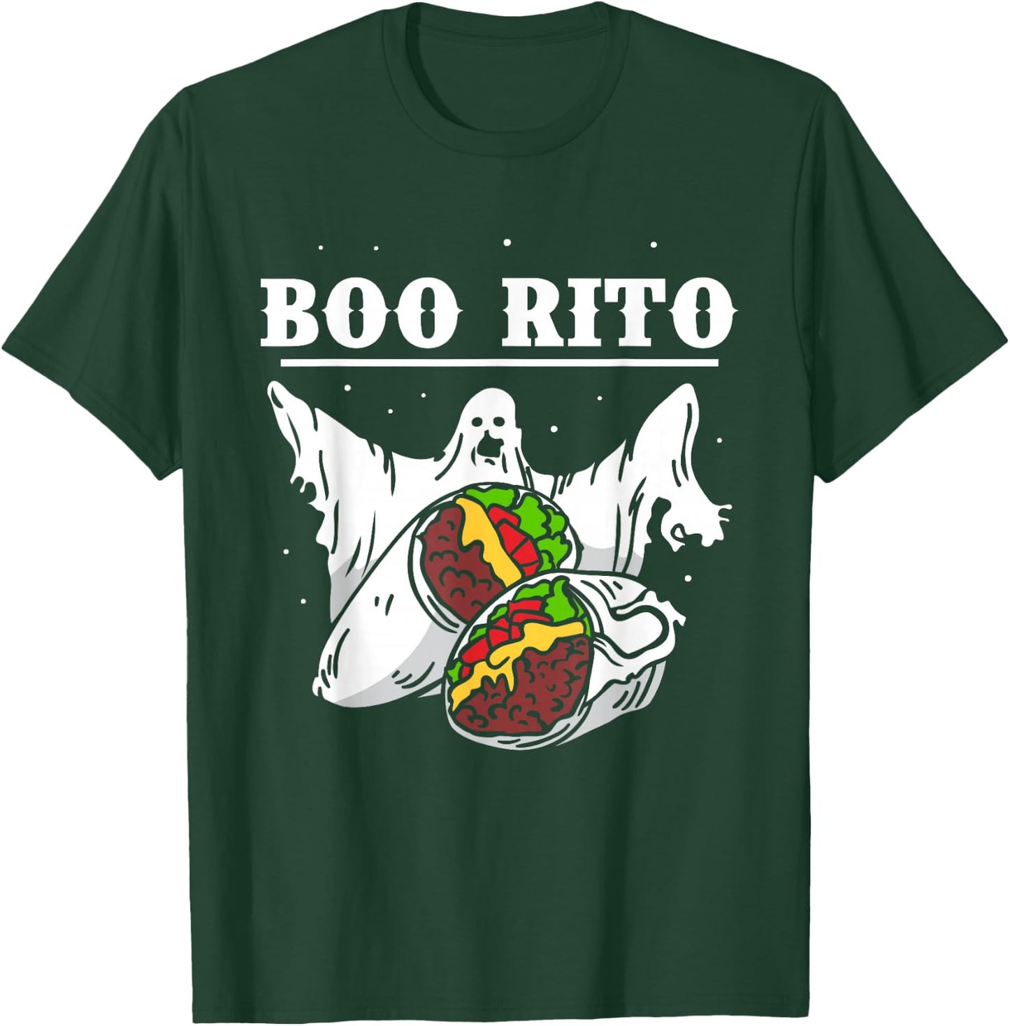 Boo Rito Halloween Proud Mexican Lover Country Mexico T-Shirt - T-Shirt | Forest