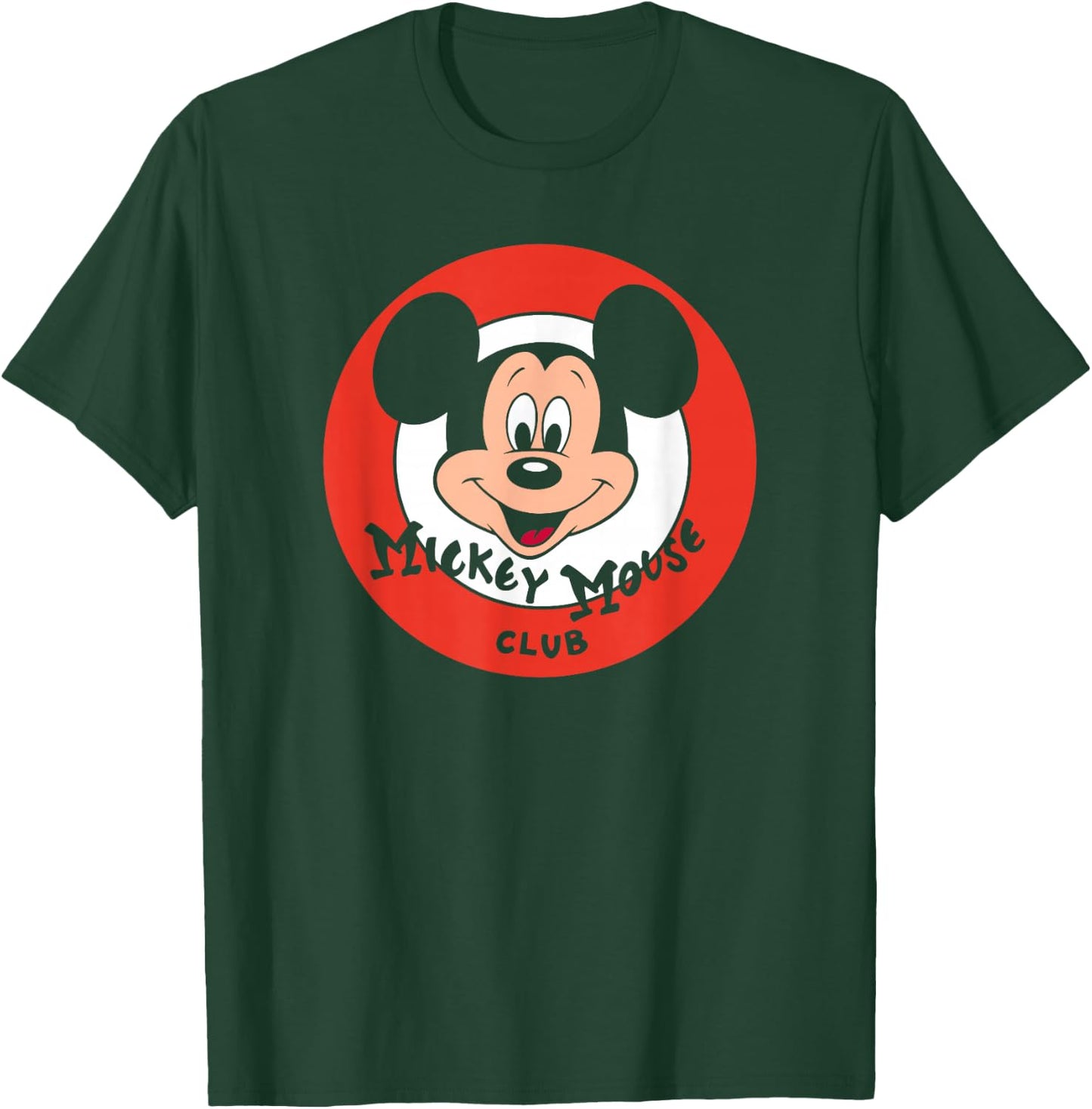 Disney Mickey and Friends Retro Classic Mickey Mouse Club T-Shirt - T-Shirt | Forest