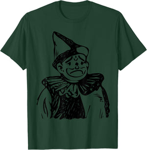 Sad Clown Court Jester T-Shirt - T-Shirt | Forest