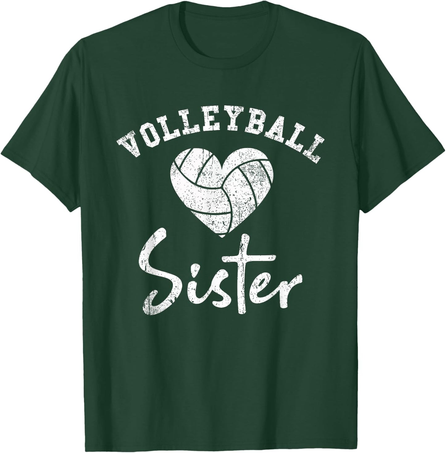 Volleyball Sister T-Shirt - T-Shirt | Forest