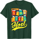Game Night Host Family Board Game Trivia Night T-Shirt - T-Shirt | Forest